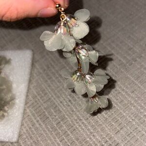 Elegant Floral Drop Earrings